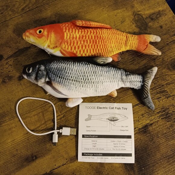 Floppy Fish - Set of 2 - 11" Long! - Picture 5 of 10